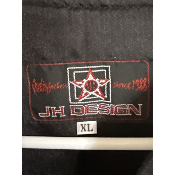 NASCAR Jacket Dale Earnhardt Sr 3 Goodwrench Coat Mens XL Snaps Black 1990’s - Picture 10 of 14